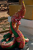 Chiang Mai - The Wat Chedi Luang, the twelve Thai Zodiac signs. 